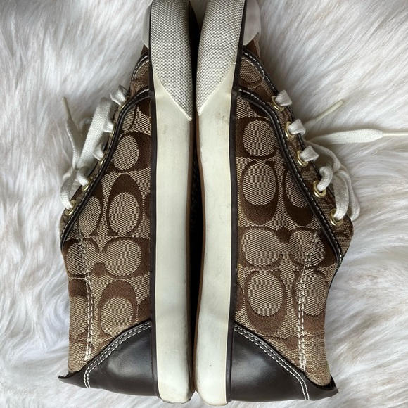 Coach - Brown Monogram Sneaker - Picture 5 of 10
